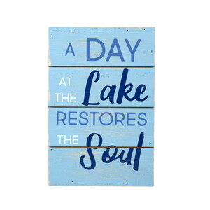 Lake Soul by We People - 4" x 6" MDF Plaque