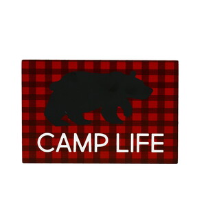Camp Life by We People - 6" x 4" MDF Plaque