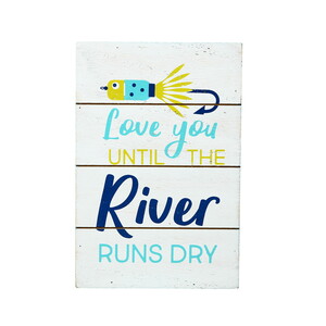 River Runs Dry by We People - 4" x 6" MDF Plaque