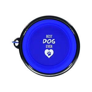 Best Dog by We Pets - 7" Collapsible Silicone Pet Bowl