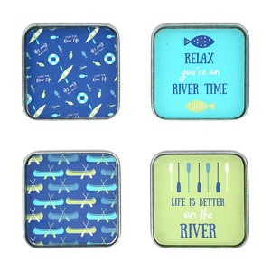 River by We People - 4" (4 Piece) Coaster Set 