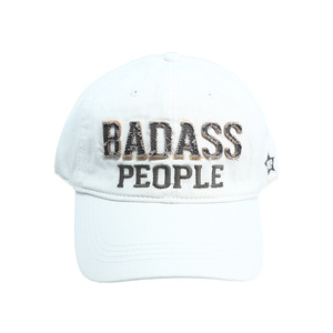 Badass People by We People - White Adjustable Hat