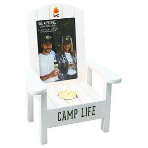 Camp Life by We People - Tealight Photo Frame (Holds 4" x 6" Photo)