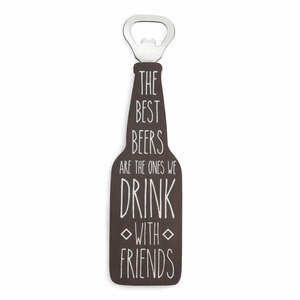 Drink With Friends by Man Crafted - 7" Bottle Opener Magnet
