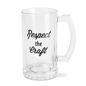 Respect by Man Crafted - 16 oz Beer Stein