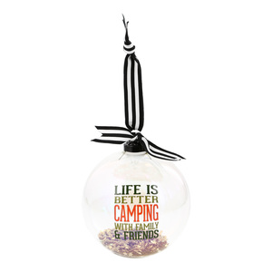 Camping by We People - 4" Iridescent Glass Ornament