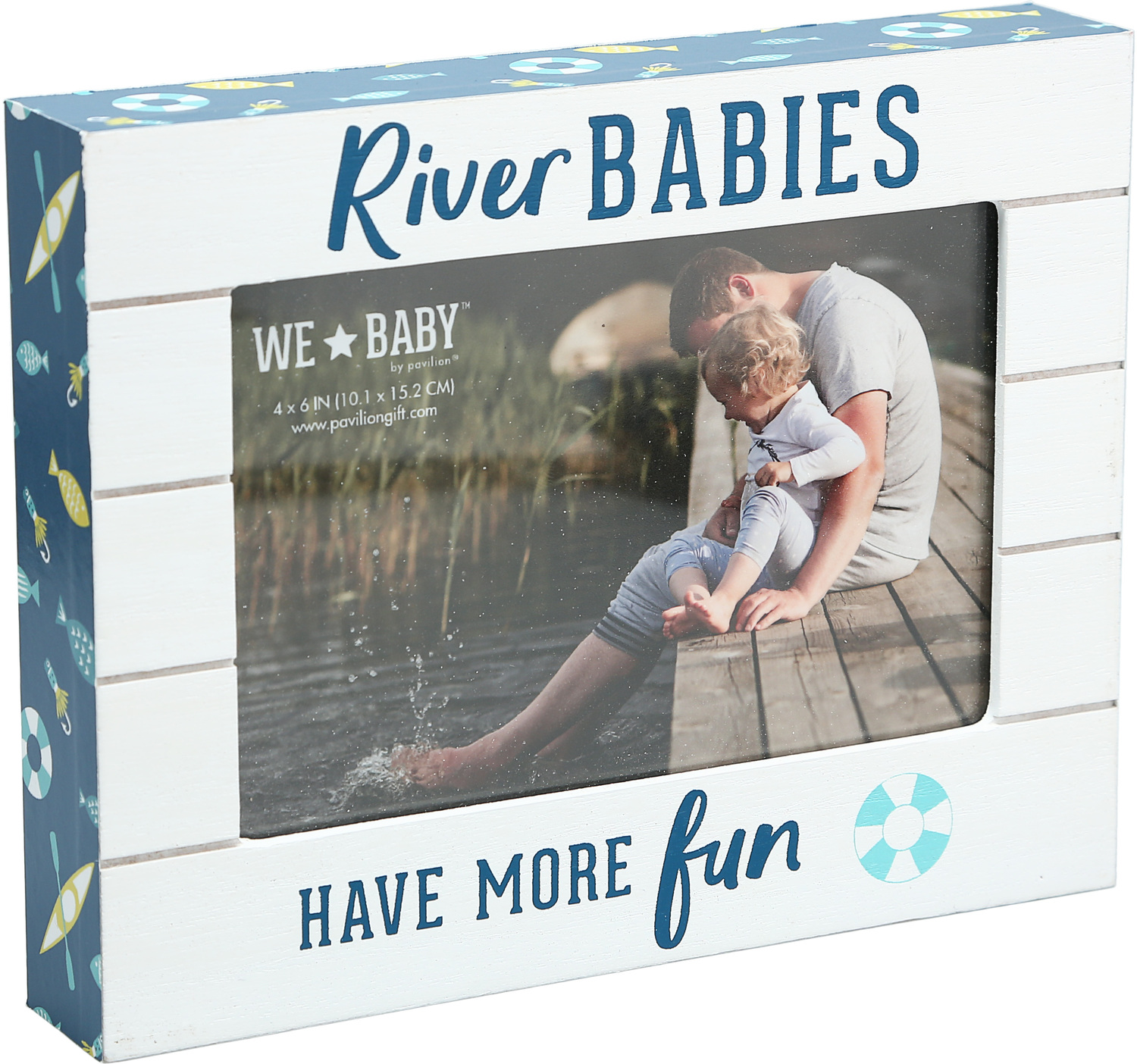 River Babies by We Baby - River Babies - 7.5" x 6" Frame (Holds 6" x 4" Photo)
