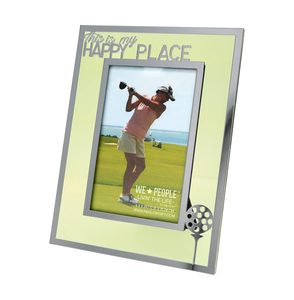 Happy Place by We People - 6.5" x 8.5" Glass Frame (Holds 4" x 6" Photo)