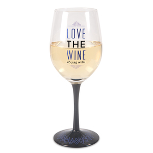 Love Wine by Pretty Inappropriate - 12 oz Wine Glass Tealight Holder
