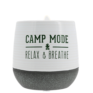 Camp Mode by We People - 11 oz - 100% Soy Wax Reveal Candle
Scent: Serenity