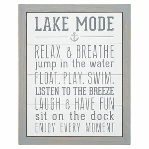 Lake Mode by We People - 12" x 15" MDF Sign