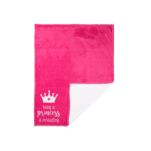 Princess by Sidewalk Talk - 40" x 50" Royal Plush Toddler Blanket