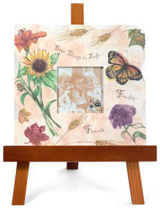 Best Things in Life by Fields of Joy - 10" x 10" Fall Frame with Easel