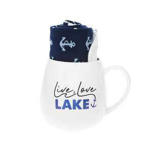Lake by Warm & Toe-sty - 15.5 oz Mug and Sock Set