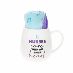 Nurse by Warm & Toe-sty - 15.5 oz Mug and Sock Set