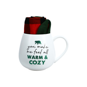Warm & Cozy by Warm & Toe-sty - 15.5 oz Mug and Sock Set