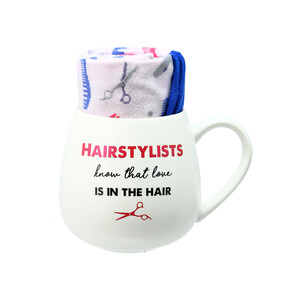 Hairstylist by Warm & Toe-sty - 15.5 oz Mug and Sock Set