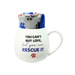 Rescue by Warm & Toe-sty - 15.5 oz Mug and Sock Set