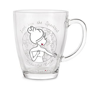 Bride by philoSophies - 12.5 oz Glass Cup