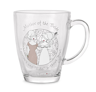 Mother of the Bride by philoSophies - 12.5 oz Glass Cup