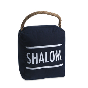 Shalom by Open Door Decor - 5" x 6" Door Stopper