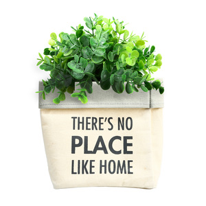 Place Like Home by Open Door Decor - Canvas Planter Cover
(Holds a 6" Pot)