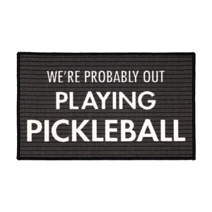 Pickleball by Open Door Decor - 27.5" x 17.75" Floor Mat