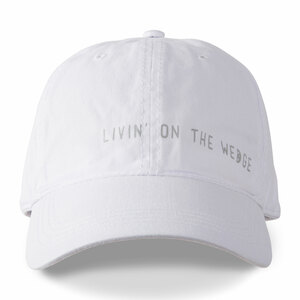 Livin' on the Wedge by Livin' on the Wedge - White Adjustable Hat