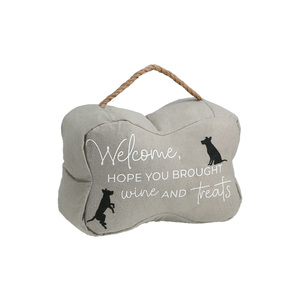 Welcome by Furever Pawsome - 9" x 6" Door Stopper