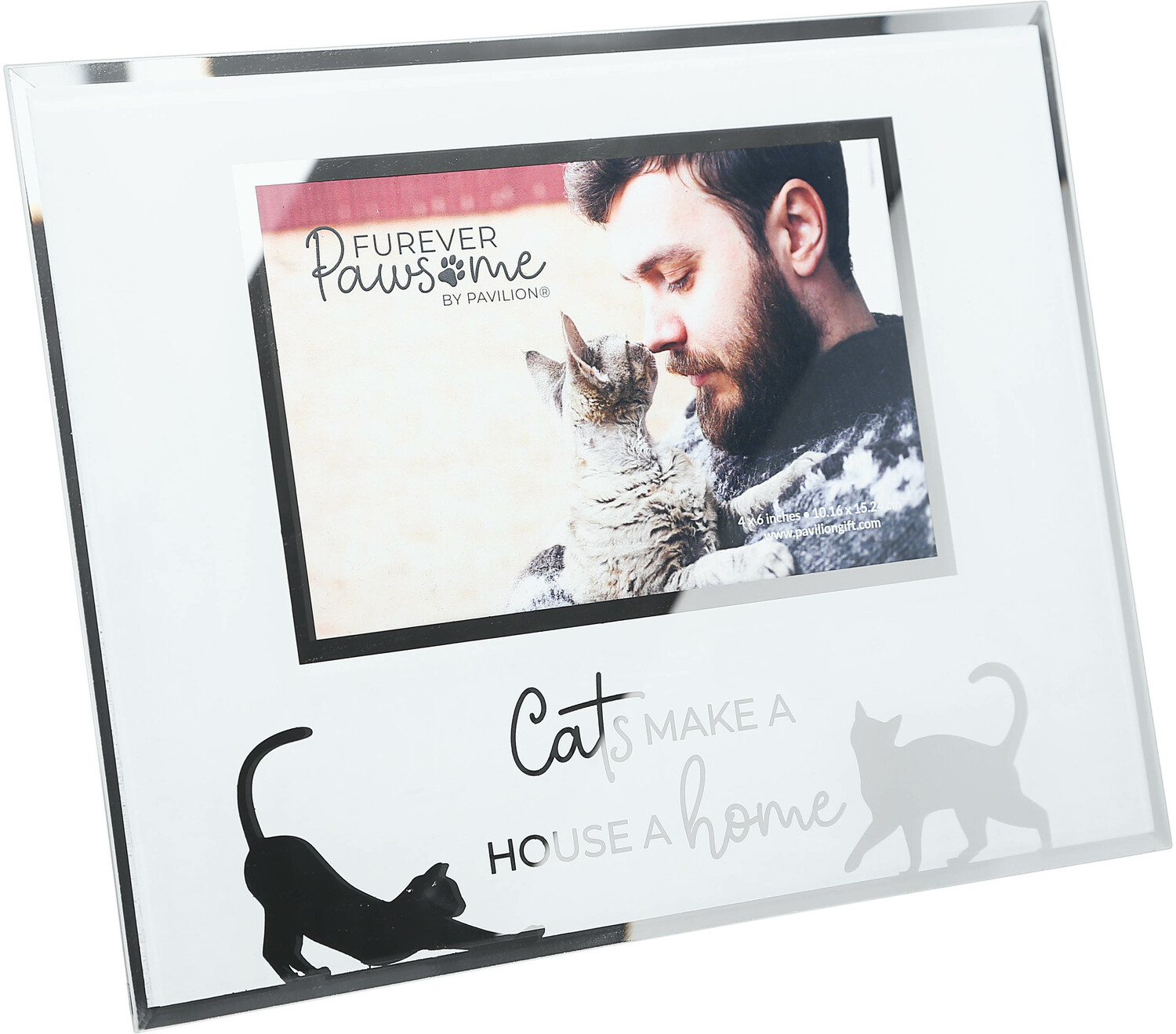 Cats by Furever Pawsome - Cats - 9.25" x 7.25" Frame
(Holds 6" x 4" Photo)