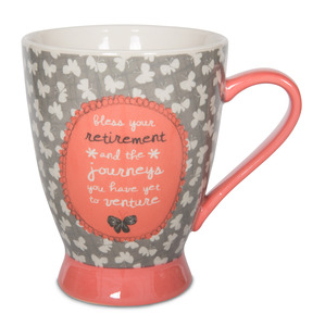 Retirement by Bloom by Amylee Weeks - 18 oz Butterfly Mug