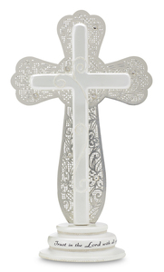 Trust in the Lord by Little Things Mean A Lot - 7.5" Self-Standing Cross