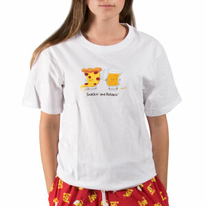 Beer and Pizza by Late Night Snacks - XL Unisex T-Shirt