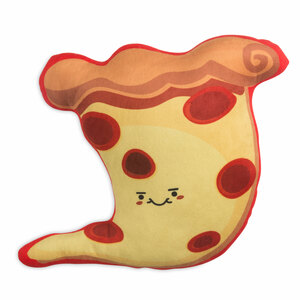 Pizza by Late Night Snacks - 14.5" Character Pillow