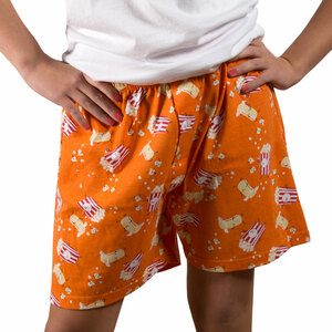 Popcorn and Butter by Late Night Snacks - XS Orange Unisex Boxers