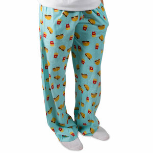 Cheeseburger and Fries by Late Night Snacks - XS Light Blue Unisex Lounge Pants