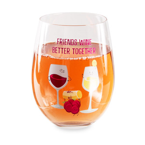 Wine by Late Night Last Call - 18 oz Stemless Wine Glass
