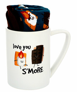 Love You S'more by Late Night Snacks - 18 oz Mug and Sock Set