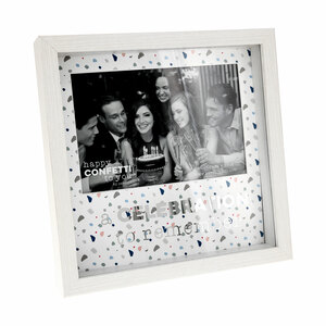 Celebration by Happy Confetti to You - 7.5" Shadow Box Frame
(Holds 6" x 4" Photo)