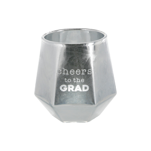 Cheers Grad by Happy Confetti to You - 3 oz Geometric Shot Glass