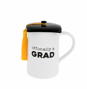 Grad by Happy Confetti to You - 17 oz Mug with Lid