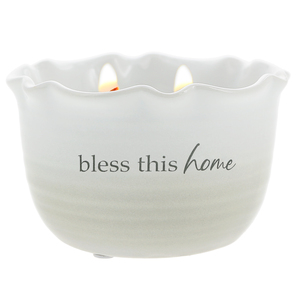 Bless This Home by Thoughts of Home - 11 oz - 100% Soy Wax Reveal Candle
Scent: Tranquility