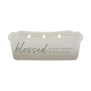 Blessed by Thoughts of Home - 12 oz - 100% Soy Wax Reveal Triple Wick Candle
Scent: Tranquility