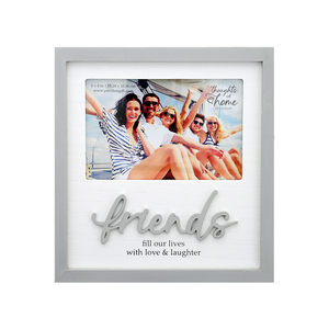Friends by Thoughts of Home - 7.75" x 8.25" Frame (Holds 6" x 4" Photo)