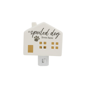 Spoiled Dog by Thoughts of Home - 3.5" Ceramic Night Light