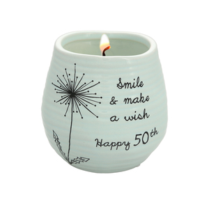 Happy 50th by Dandelion Wishes - 8 oz - 100% Soy Wax Candle
Scent: Serenity