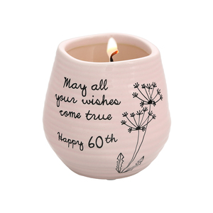 Happy 60th by Dandelion Wishes - 8 oz - 100% Soy Wax Candle
Scent: Serenity