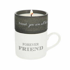 Friend by Filled with Warmth - Stacking Mug and Candle Set
100% Soy Wax Scent: Tranquility