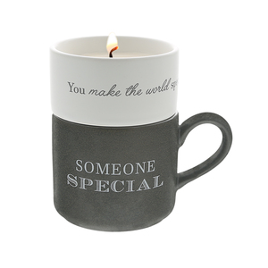 Someone Special by Filled with Warmth - Stacking Mug and Candle Set
100% Soy Wax Scent: Tranquility