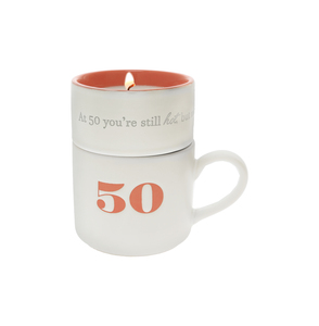 50 by Filled with Warmth - Stacking Mug and Candle Set
100% Soy Wax Scent: Tranquility
